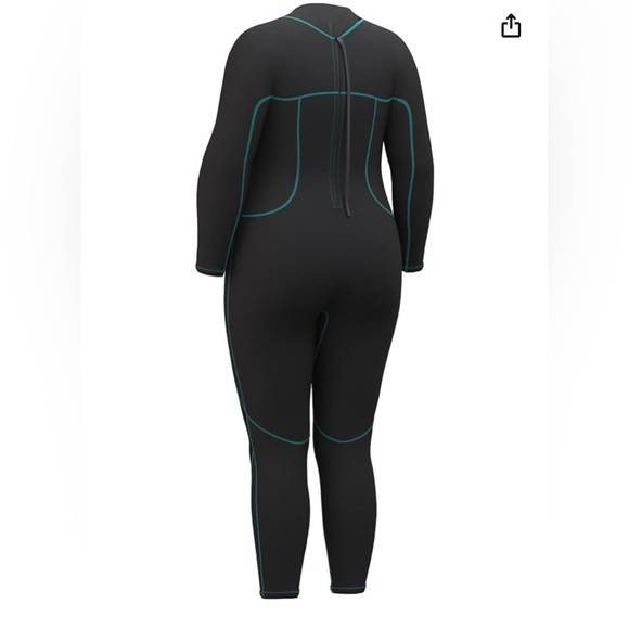 Hevto Plus Size Wetsuit - Picture 2 of 12